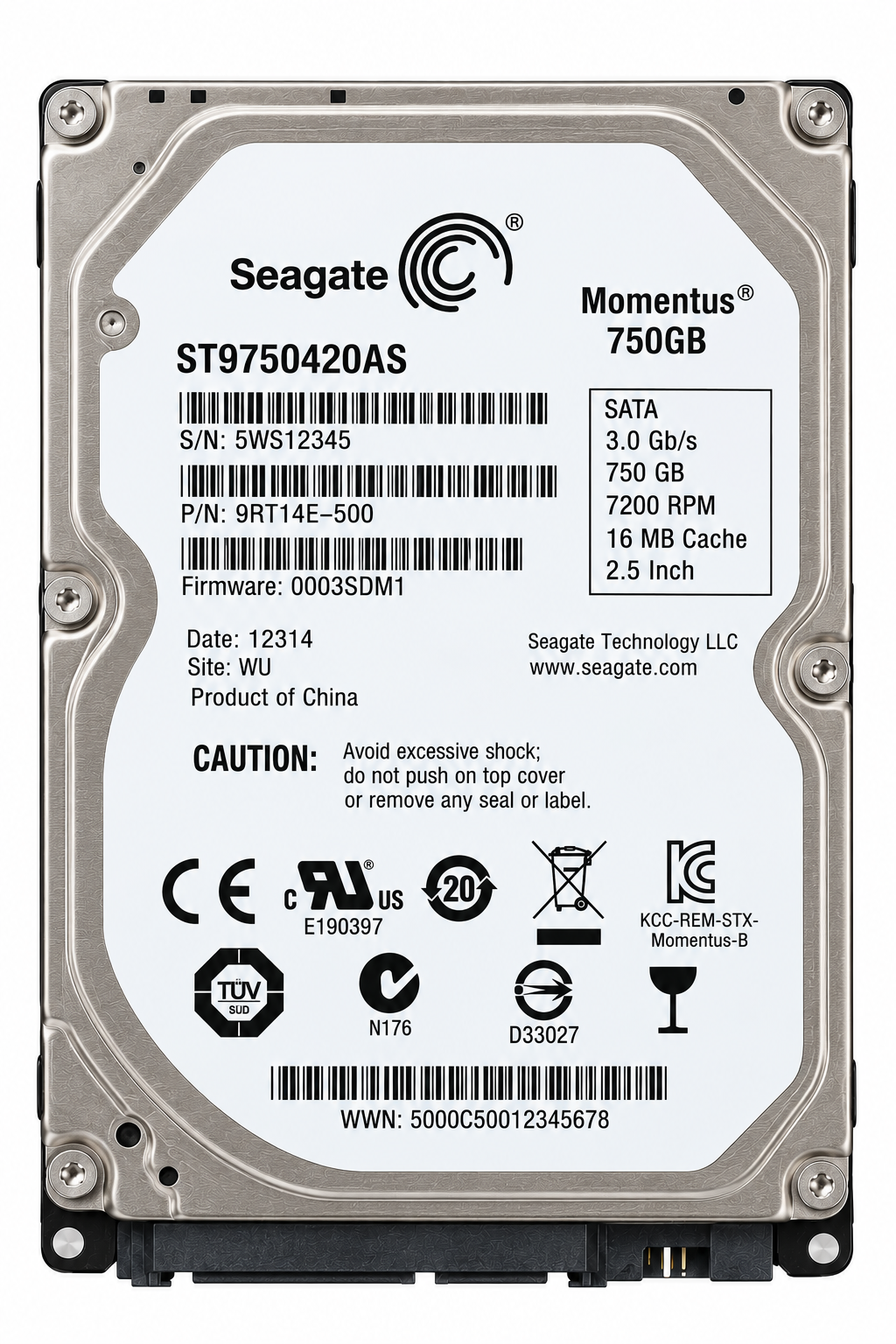 HDD Seagate Momentus 750GB 2.5″ ST9750420AS