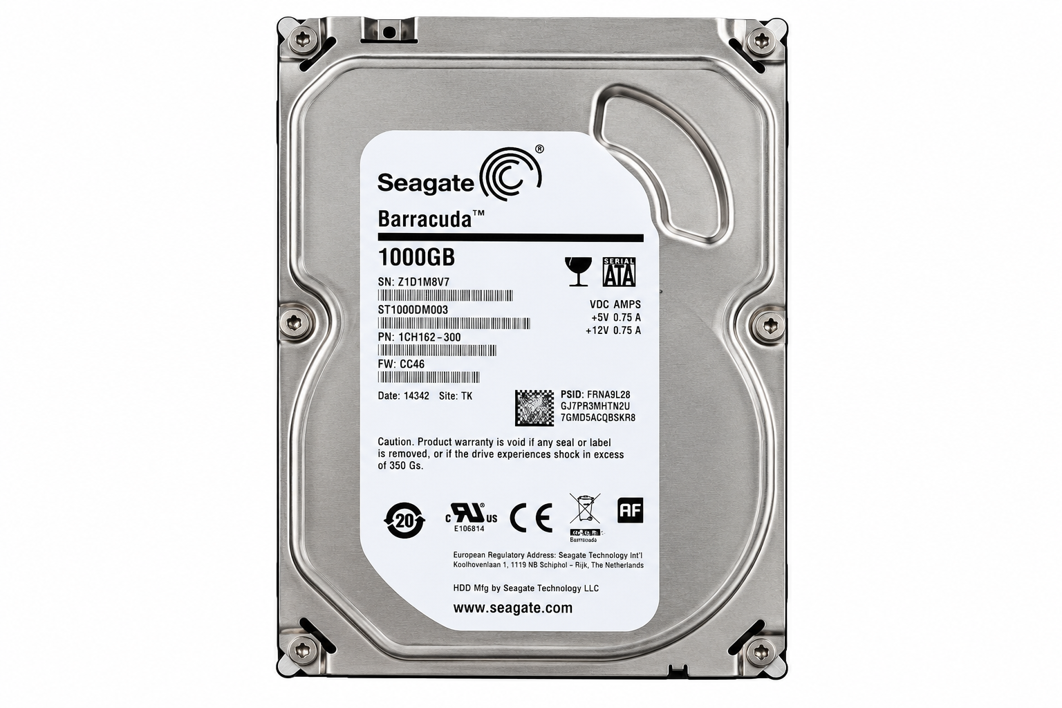 HDD Seagate Barracuda 1TB ST1000DM003