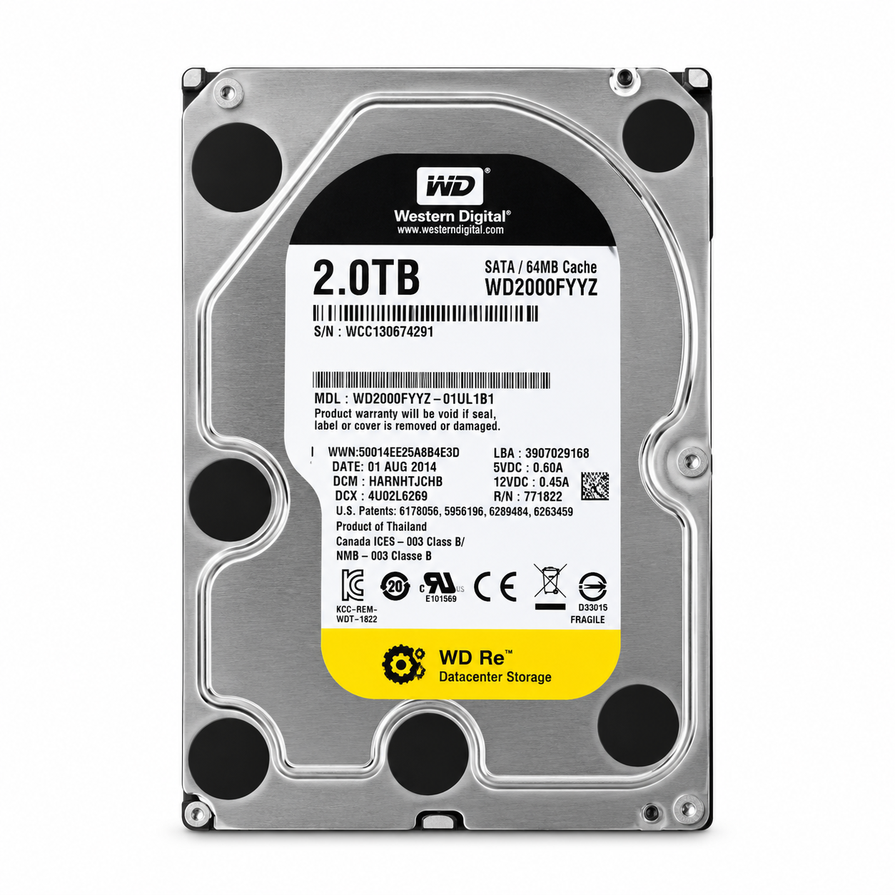 Жесткий диск Western Digital WD Re 2TB WD2000FYYZ