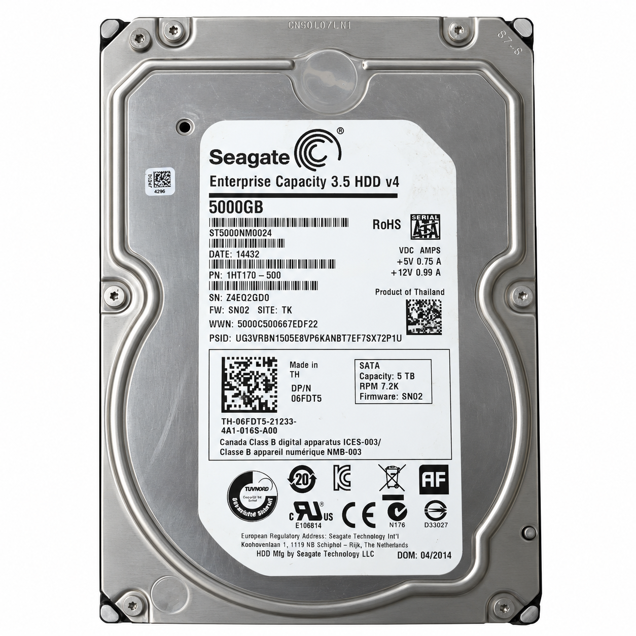 Жесткий диск Seagate BarraCuda 5TB ST5000DM000
