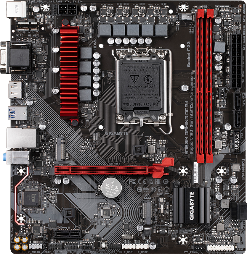 Материнская плата GIGABYTE B760M GAMING DDR4