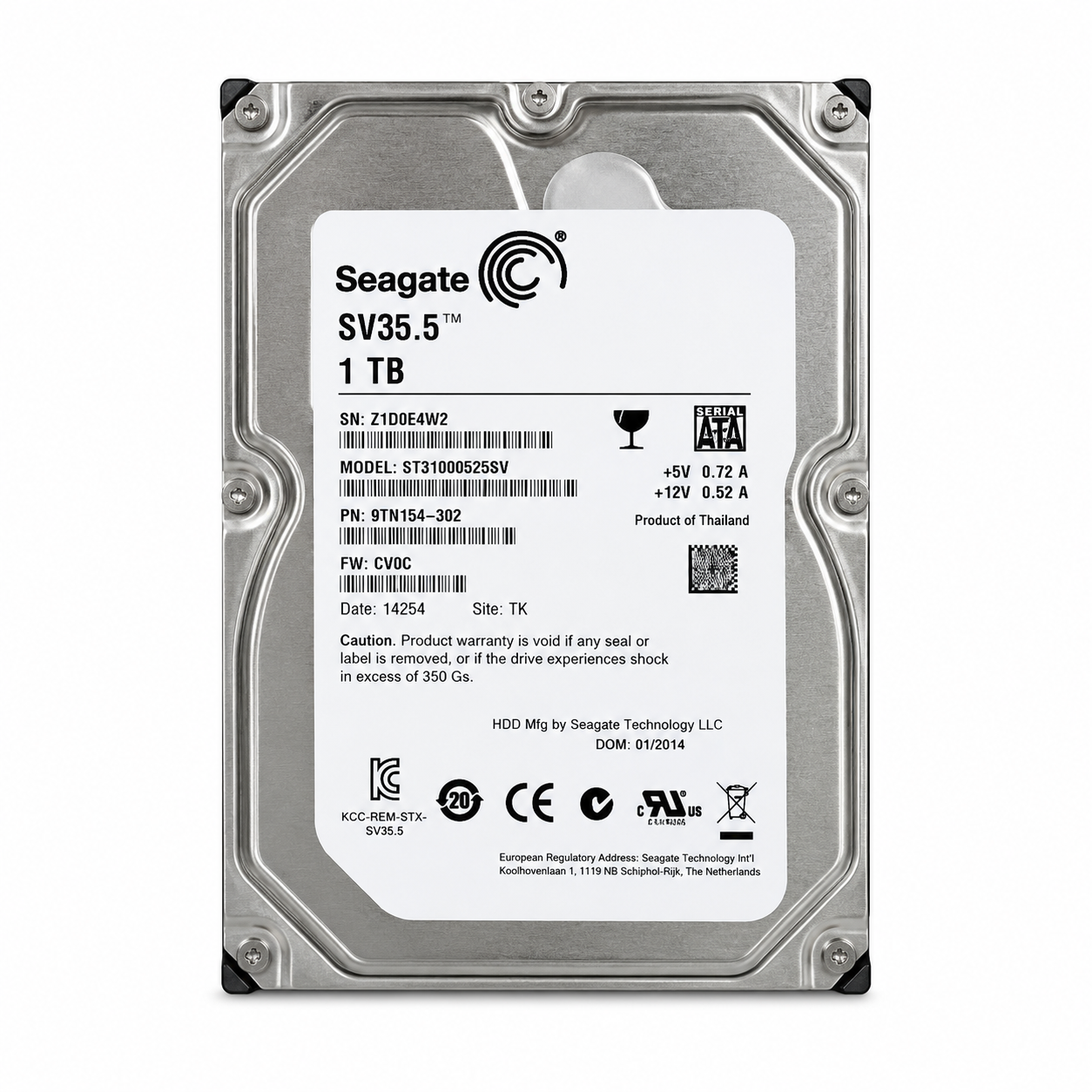 Жесткий диск Seagate SV35.5 1TB ST31000525SV