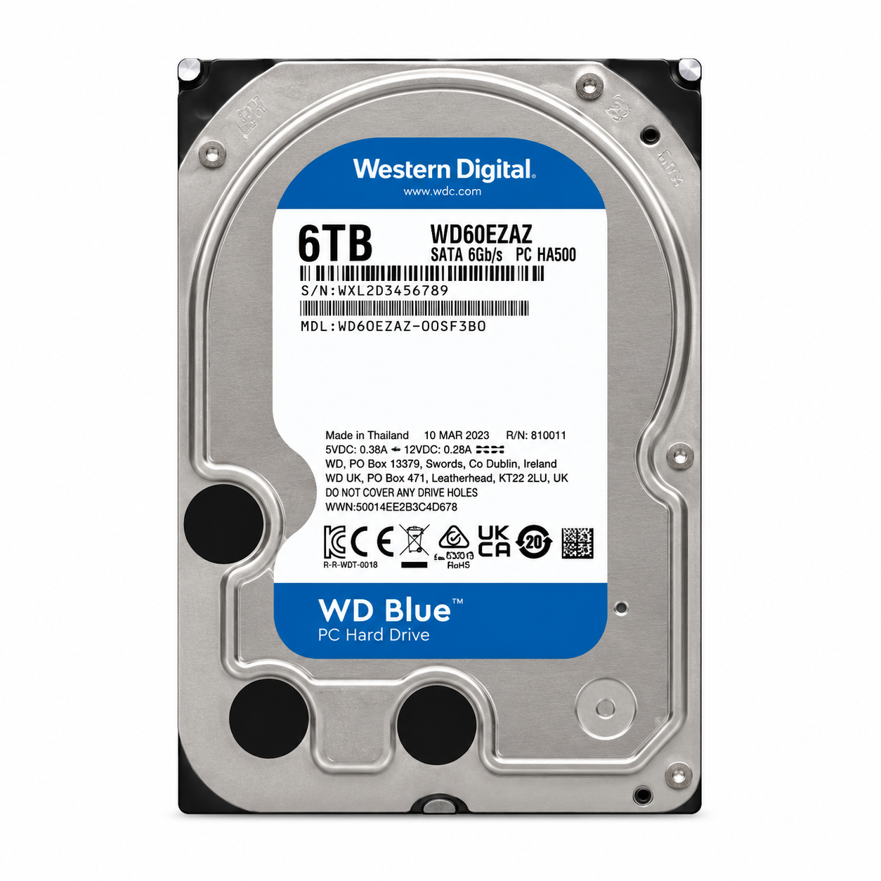 Жесткий диск Western Digital WD Blue 6TB WD60EZAZ