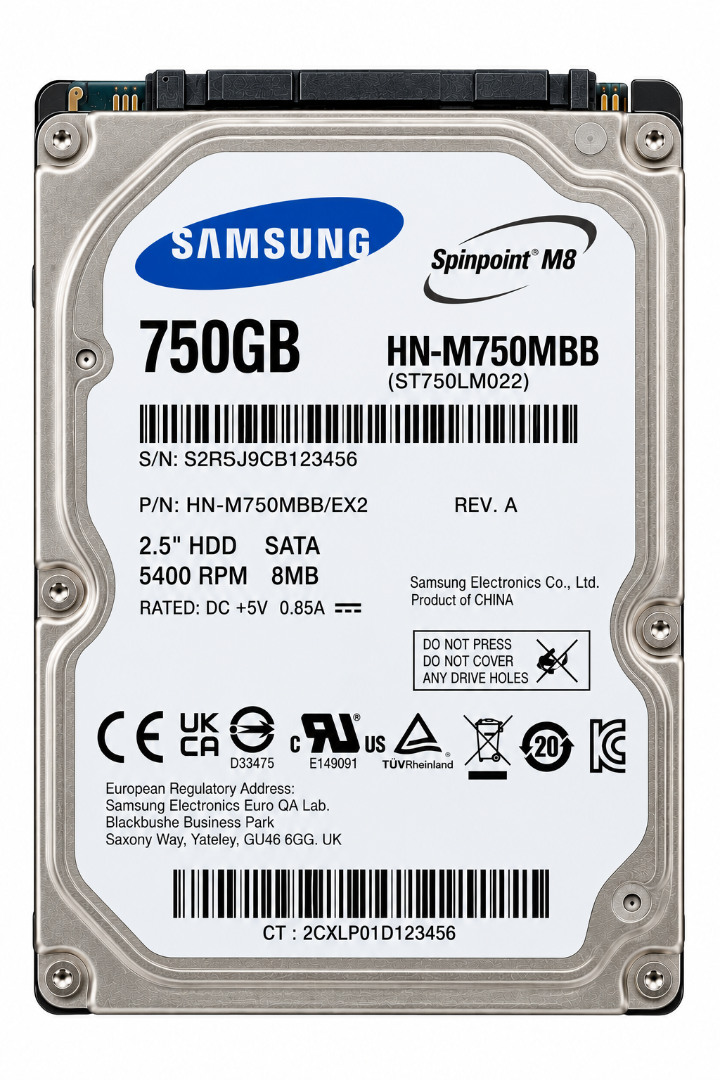 HDD Samsung Spinpoint M8 750GB 2.5″ HN-M750MBB